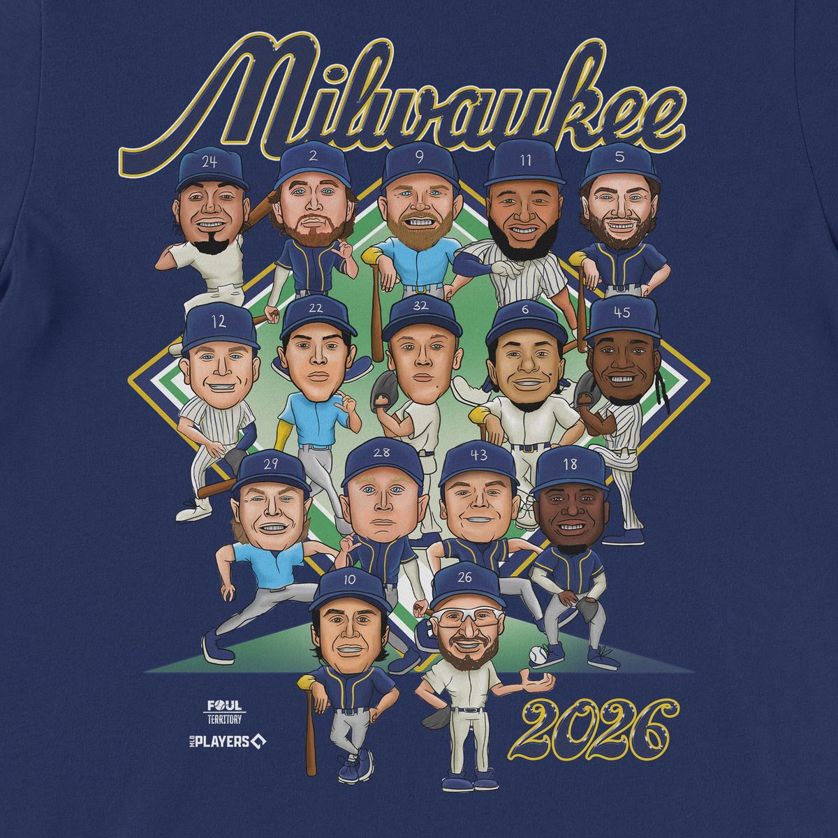 Milwaukee 90s Style Caricatures