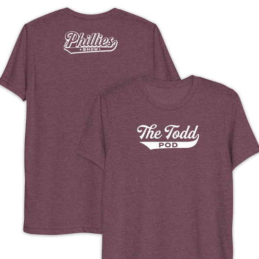 The Todd Pod | The Phillies Show | Lightweight Tri-Blend Tee